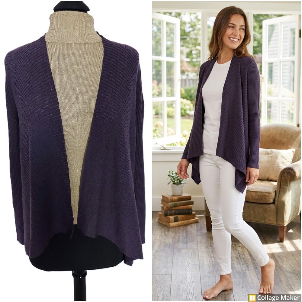 Eileen Fisher cardigan 100% wool size M